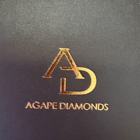 Agape Diamonds lab created 2 ct diamond stud earrings - Picture 12 of 12